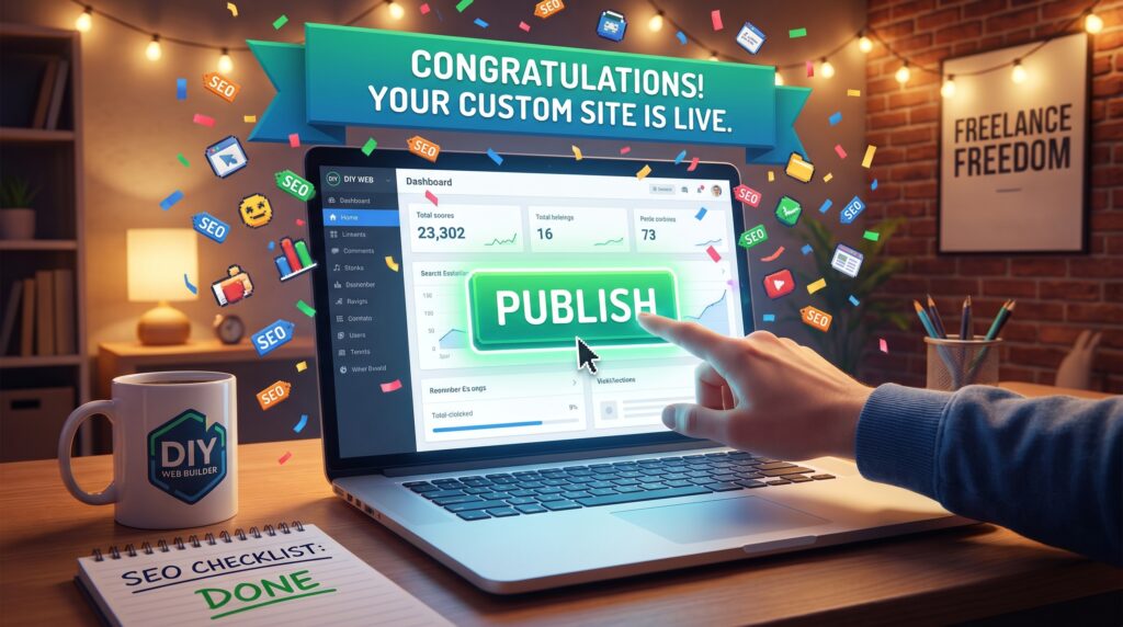 Step 5: SEO Basics and Launching – The Final Steps in How to Build Custom Website for Free