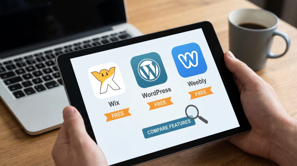 Step 2: Choosing the Right Platform on How to Build Custom Website for Free
