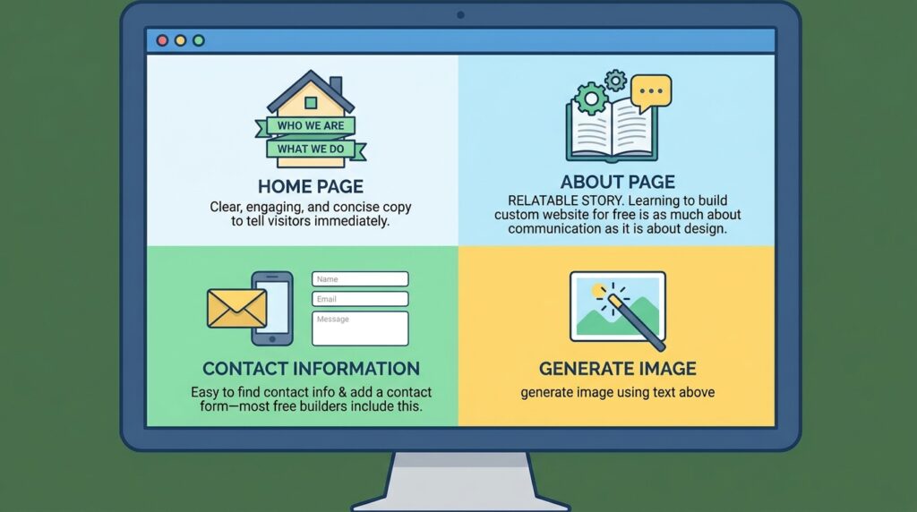 how to build custom website for free seamless.