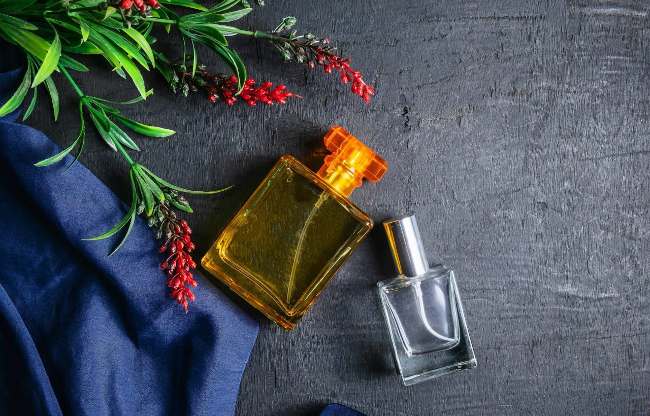 creative photo of a modern bottle of perfume.jpg