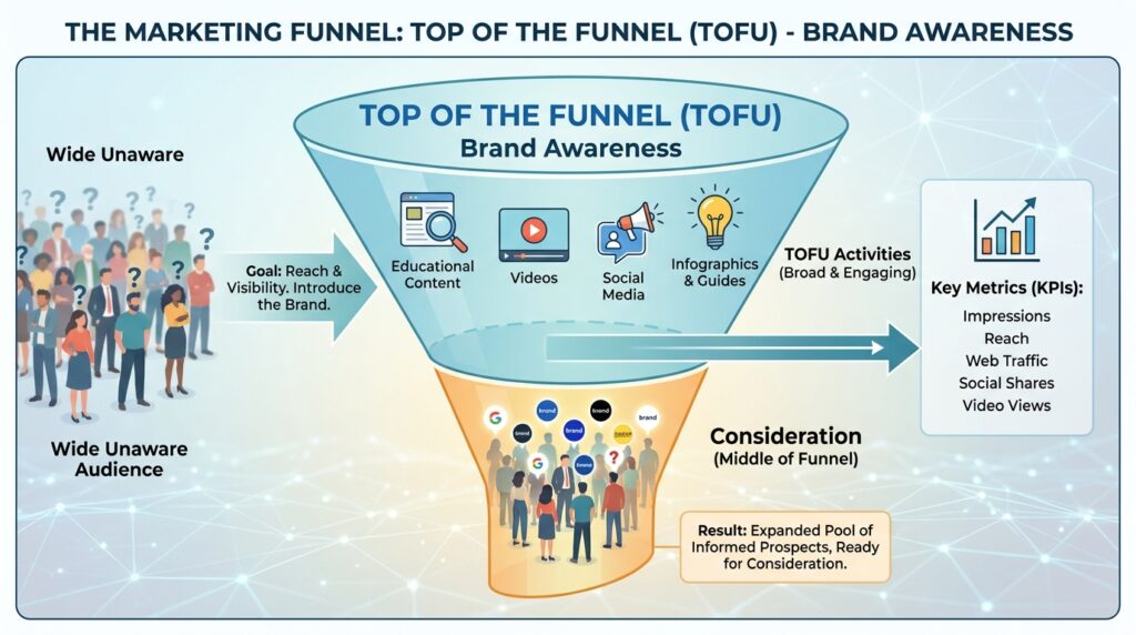 Top of the Funnel (TOFU) - Brand Awareness